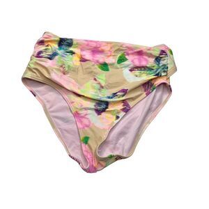 Victoria’s Secret  Floral High-Waisted Bikini Bottoms medium